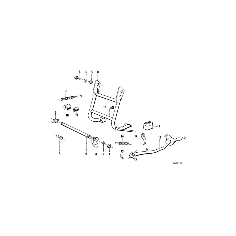 Genuine BMW 46521237786 Rubber Grommet (Inc. R75/6 & R 75) 1 | ML Performance UK Car Parts