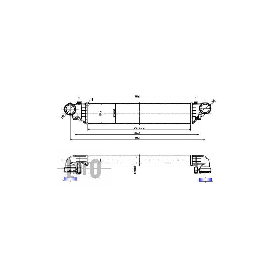 Abakus 0540180002 Intercooler Suitable For Mercedes-Benz C-Class Saloon (W203) | ML Performance UK