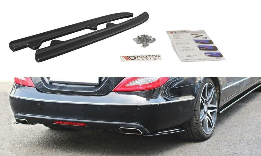 Maxton Design ME-CLS-218F-RSD1T Rear Side Splitters Mercedes Benz CLS-Class C218 | ML Performance UK Car Parts