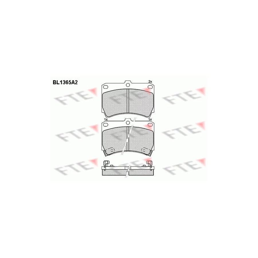 Fte BL1365A2 Brake Pad Set | ML Performance UK Car Parts