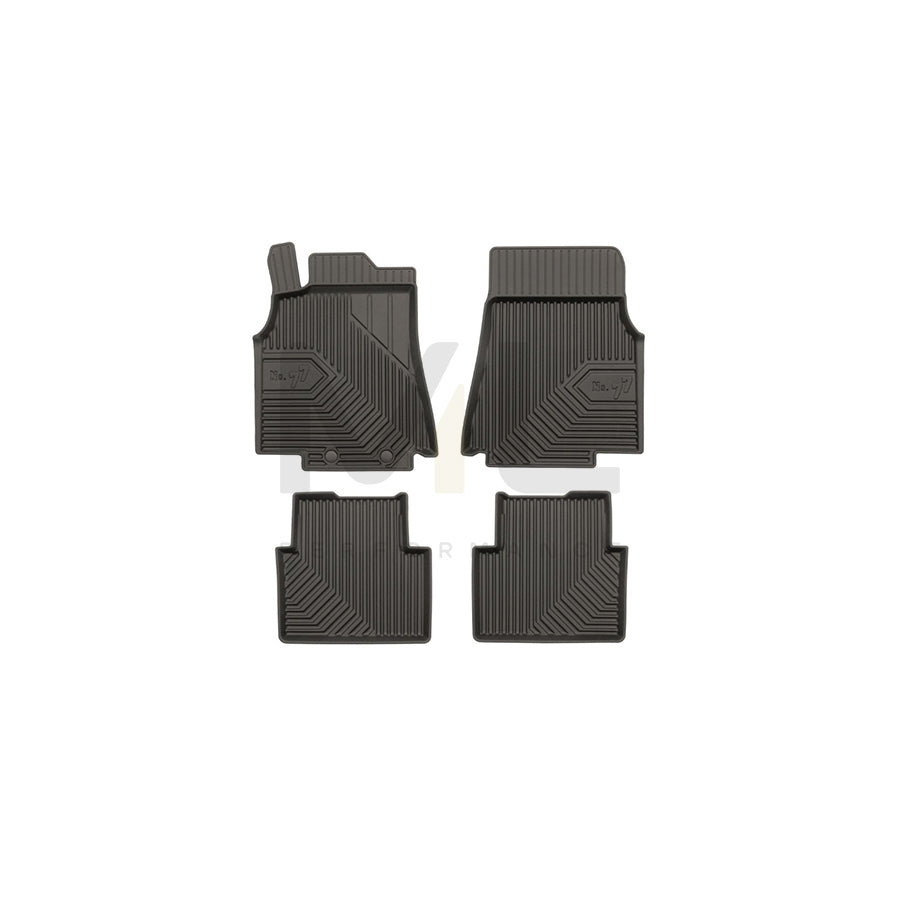 FROGUM Tailored, No.77 77408760 Floor mat set suitable for MERCEDES-BENZ A-Class (W169) Elastomer, Front and Rear, Quantity: 4, Black | ML Performance Car Parts