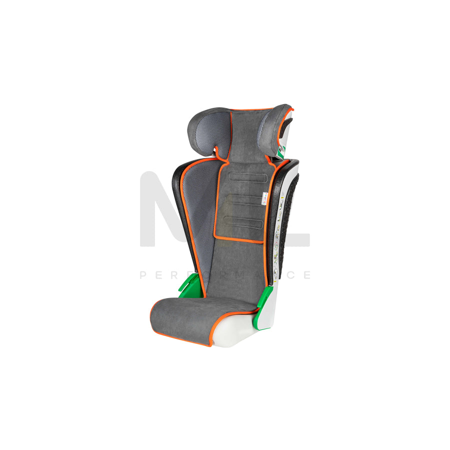 WALSER Noemi 15601 Child car seat without Isofix, Group 2/3, without seat harness, i-Size, Anthracite, Orange, i-Size | ML Performance Car Parts