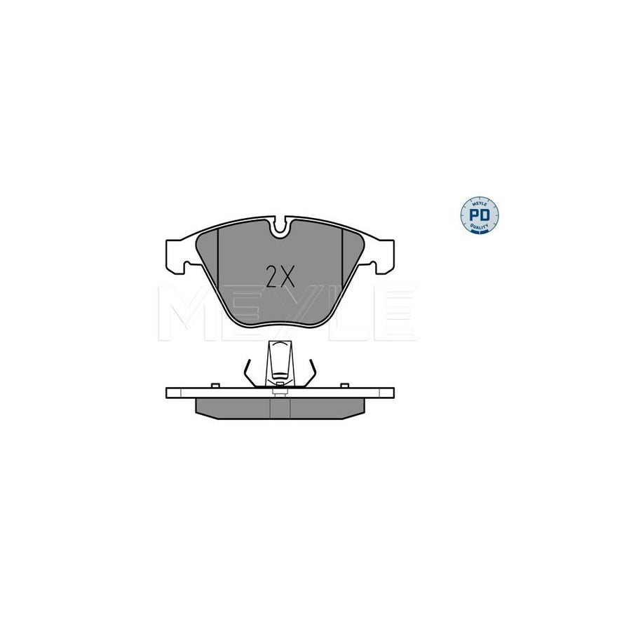 Meyle 025 241 6120/Pd Brake Pad Set