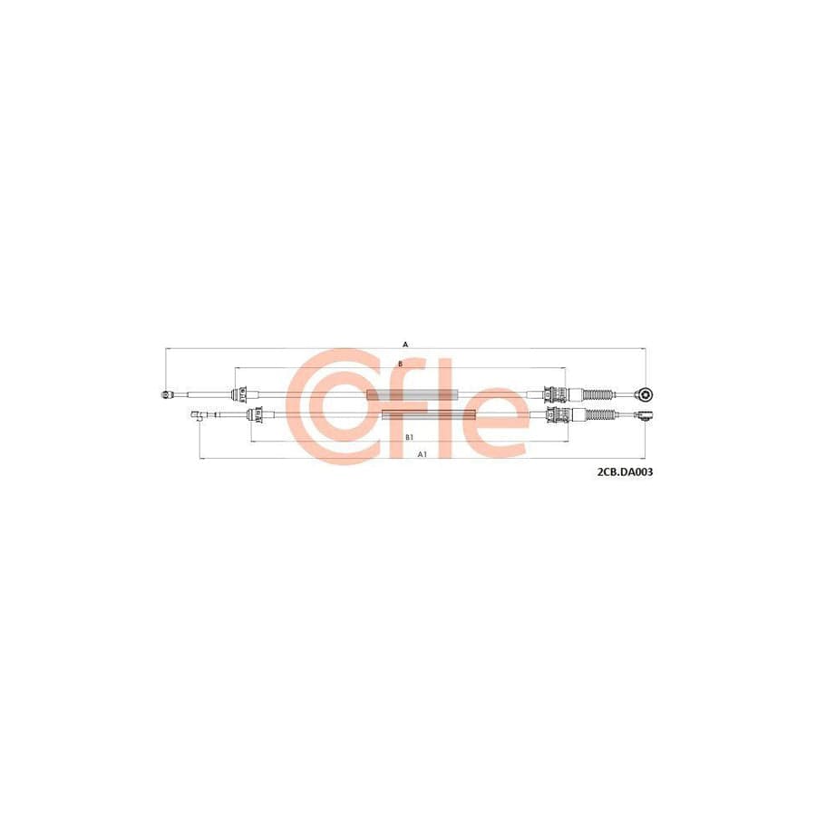 Cofle 92.2Cb.Da003 Cable, Manual Transmission