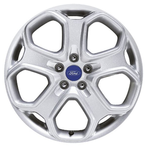 GENUINE FORD 2237317 x4 SET OF 4 FOCUS ALLOY WHEEL 18" 5-SPOKE Y DESIGN, SILVER, 2004 - 2010 | ML Performance UK