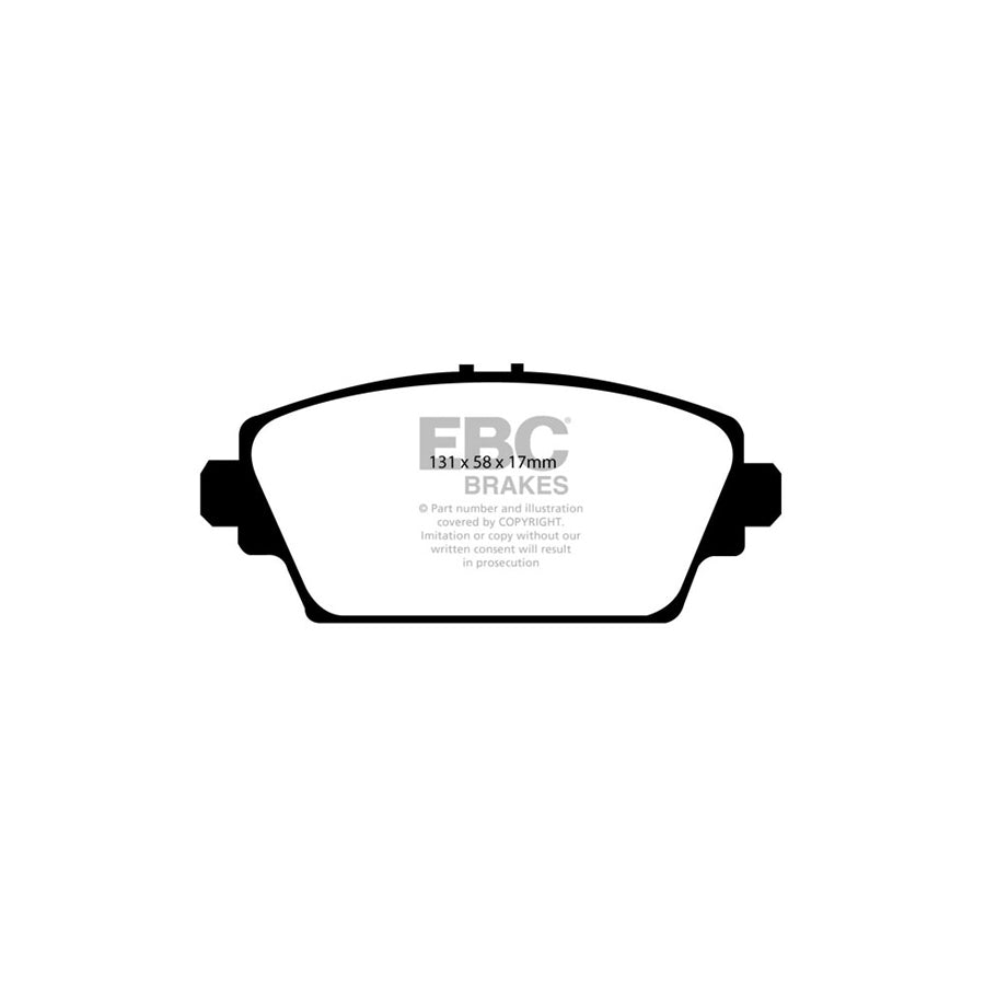 EBC DP1339 Honda Mg Nissan Ultimax Front Brake Pads - Girling/TRW/Akebono/ATE Caliper 2 | ML Performance UK Car Parts