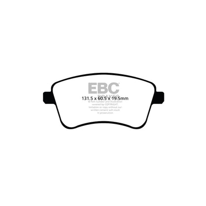 EBC DPX2099 Kia Venga Ultimax Front Brake Pads 2 | ML Performance UK Car Parts