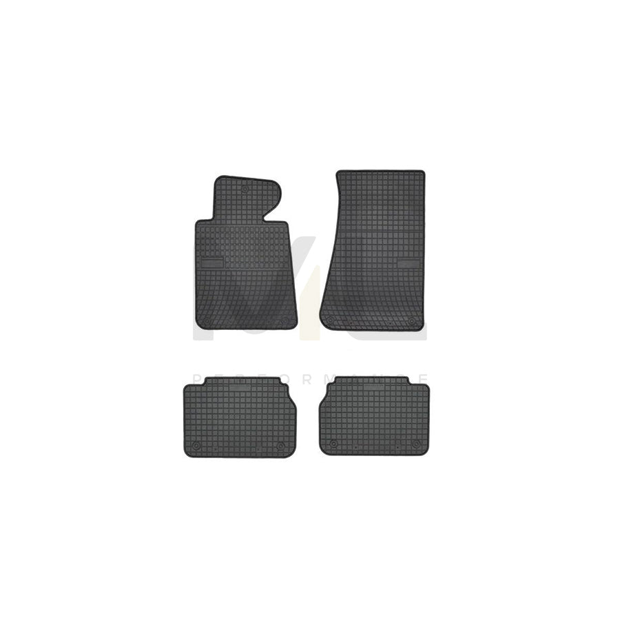 FROGUM Tailored 547396 Floor mat set for BMW 5 Saloon (E34) Elastomer, Front and Rear, Quantity: 4, Black | ML Performance Car Parts