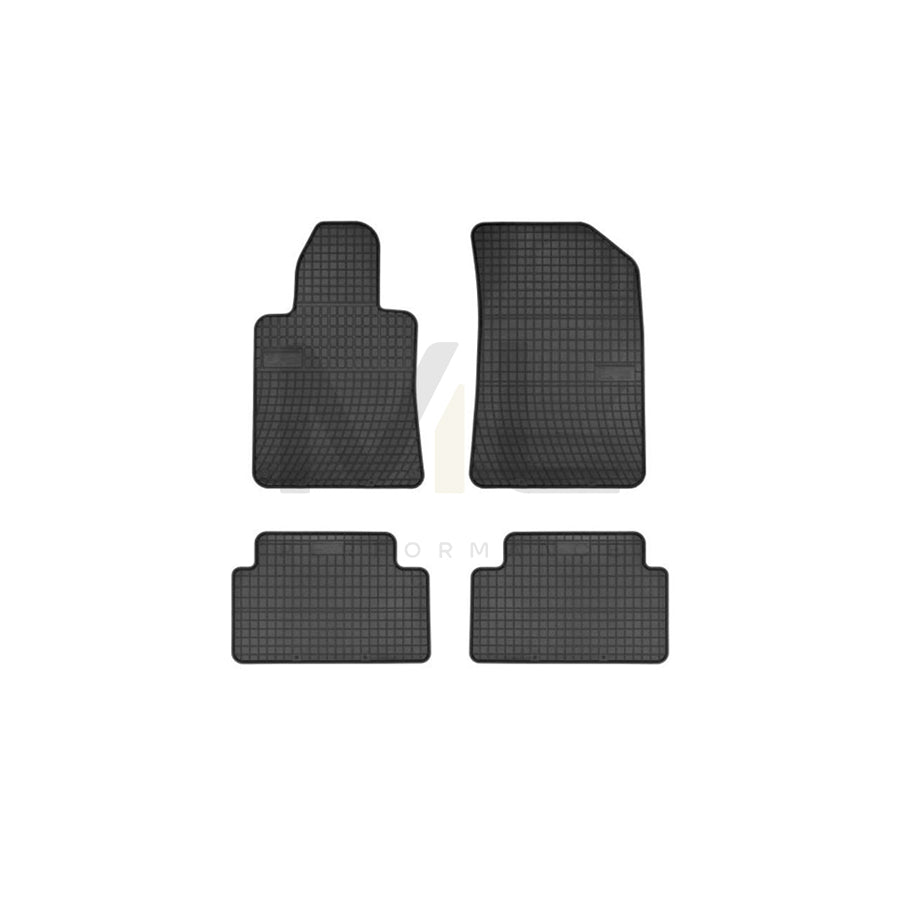 FROGUM Tailored 0630 Floor mat set for PEUGEOT 508 Elastomer, Front and Rear, Quantity: 4, Black | ML Performance Car Parts