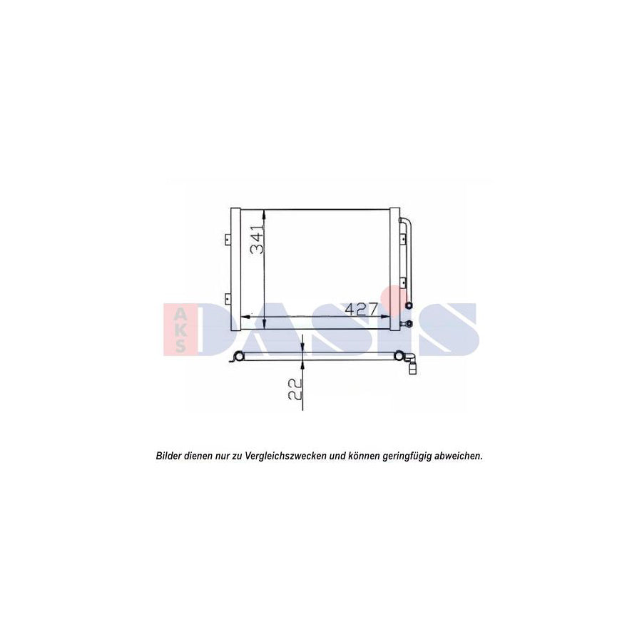 AKS Dasis 442005N Air Conditioning Condenser | ML Performance UK