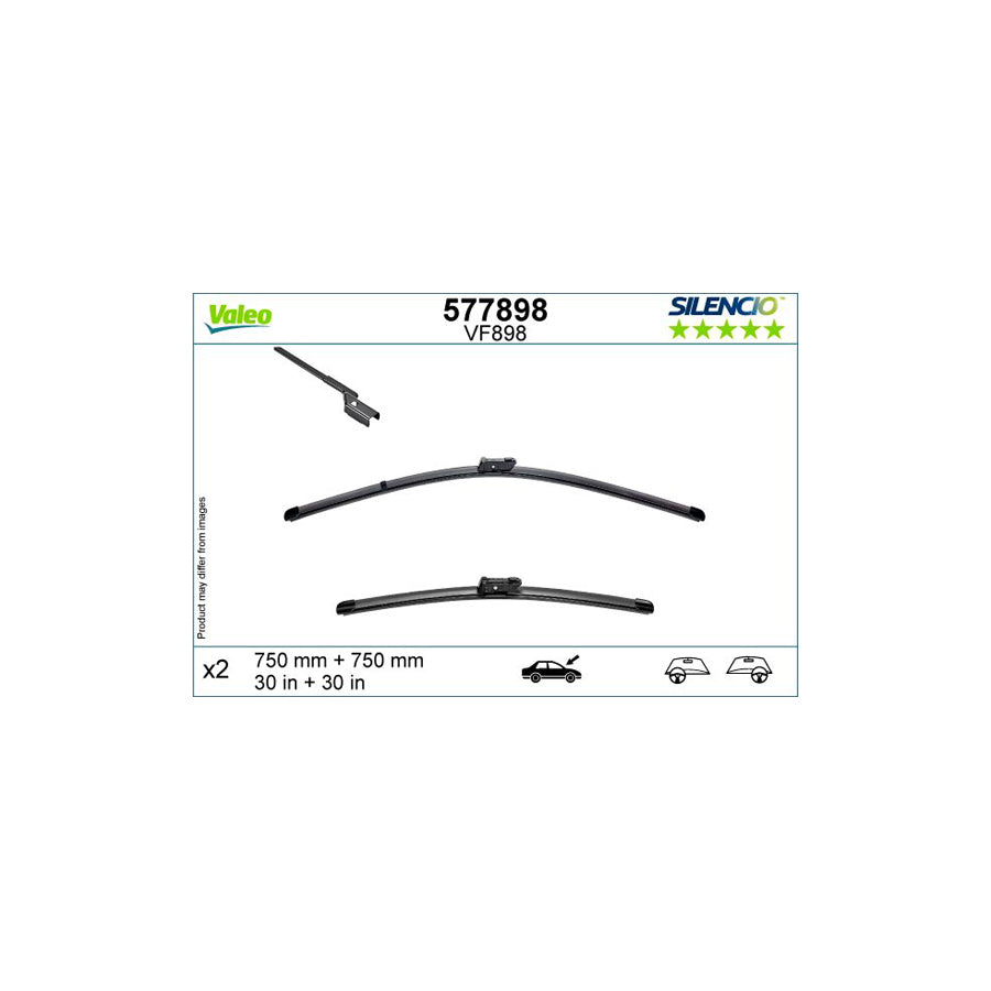 Valeo 577898 Wiper Blade | ML Performance UK Car Parts