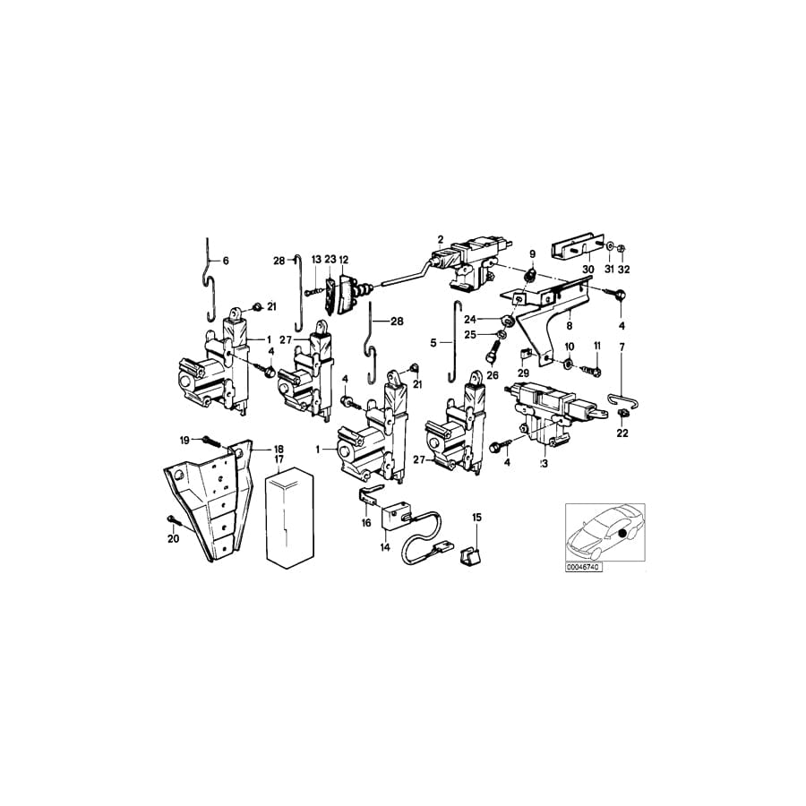 Genuine BMW 51261380742 E24 E30 E31 Hex Bolt With Washer L=12MM (Inc. 316i, 318i & 635CSi) | ML Performance UK Car Parts