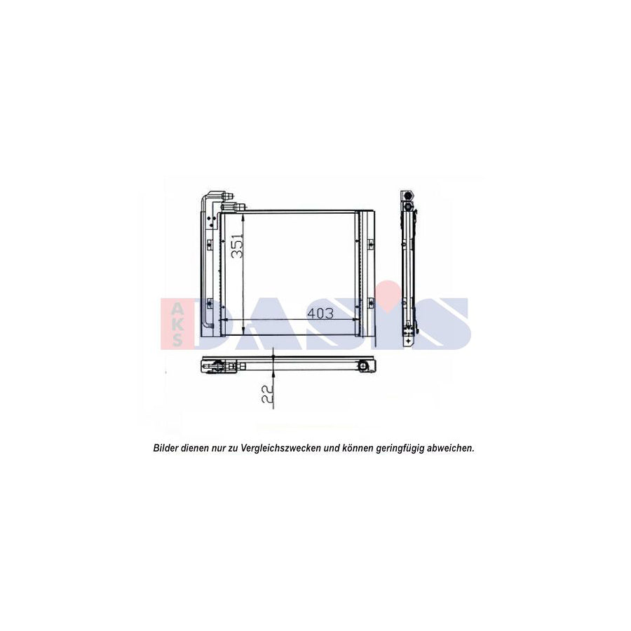 AKS Dasis 442004N Air Conditioning Condenser | ML Performance UK