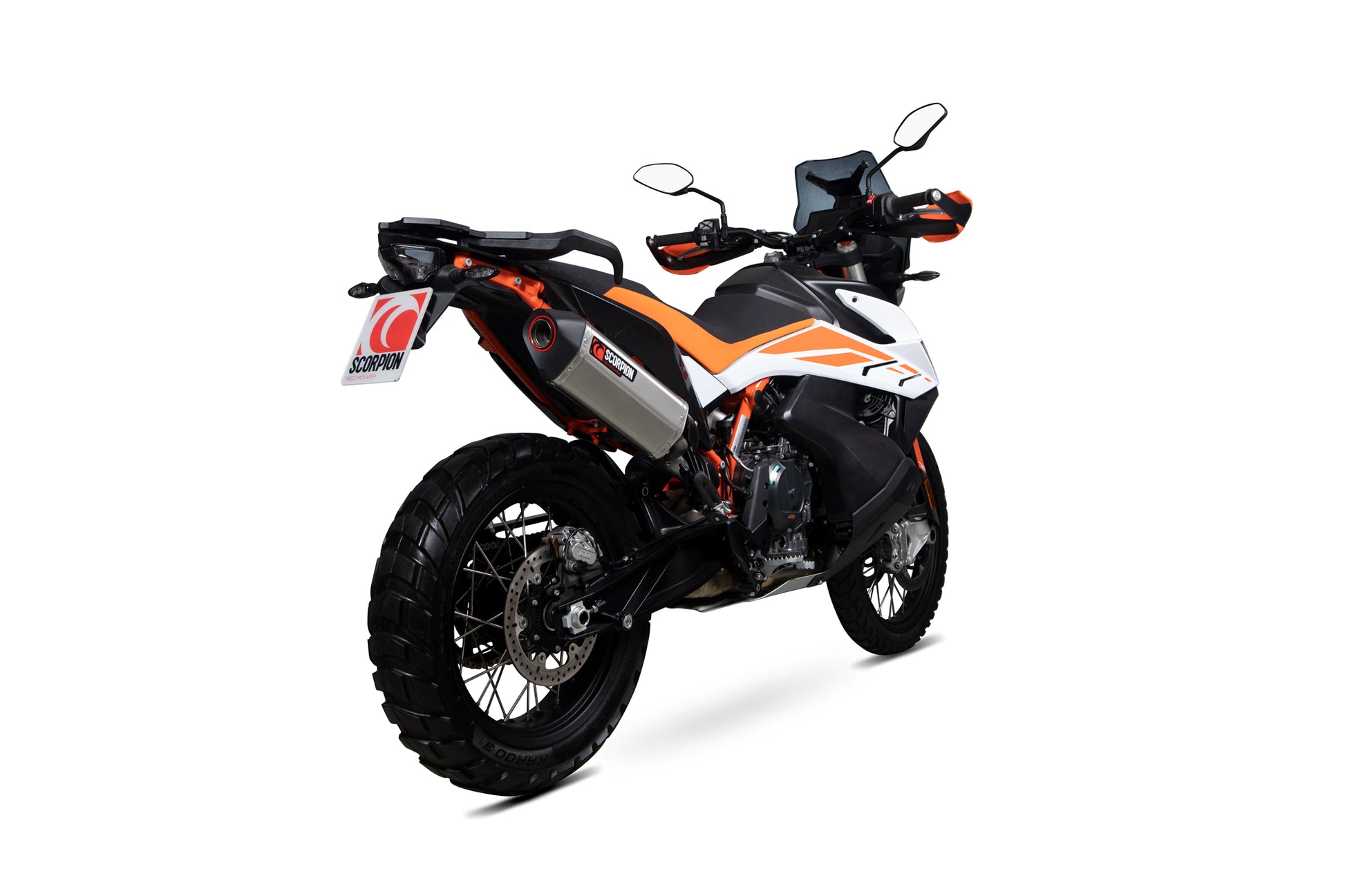 Scorpion RKT91SEO KTM Serket Parallel Slip-On - Stainless Steel Sleeve (Adventure 790 / Adventure 790 R) | ML Performance UK UK