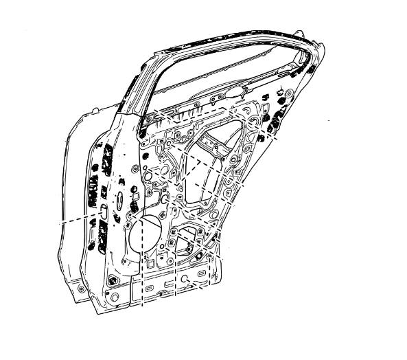 Genuine Lexus 67004-79035 UX Phase 1 N/S Rear Door