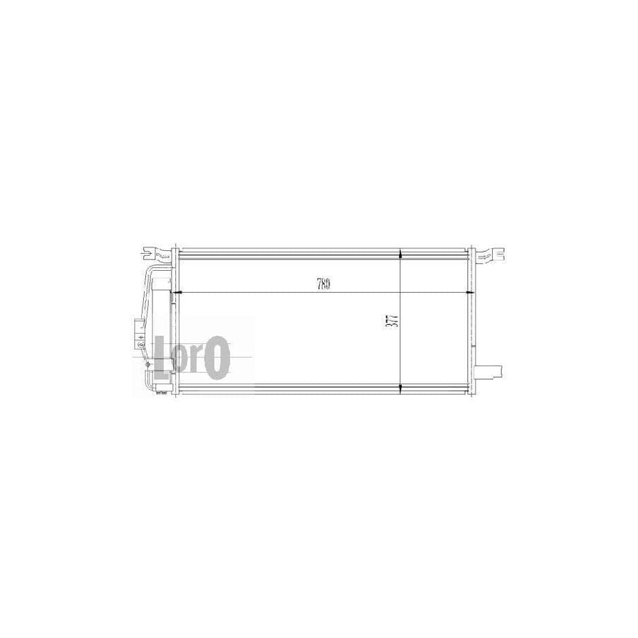 Abakus 0070160008 Air Conditioning Condenser | ML Performance UK