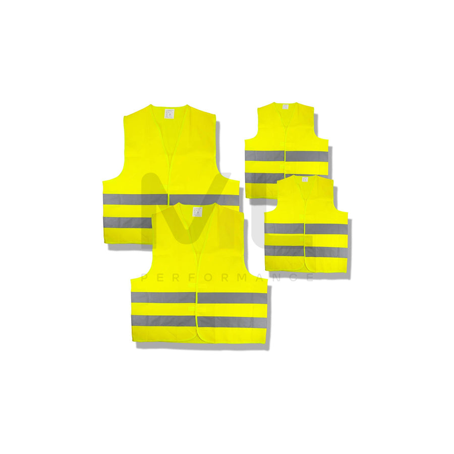 CARTREND 50252 Hi-vis vest Yellow, S (x2), XL (x2) | ML Performance Car Parts