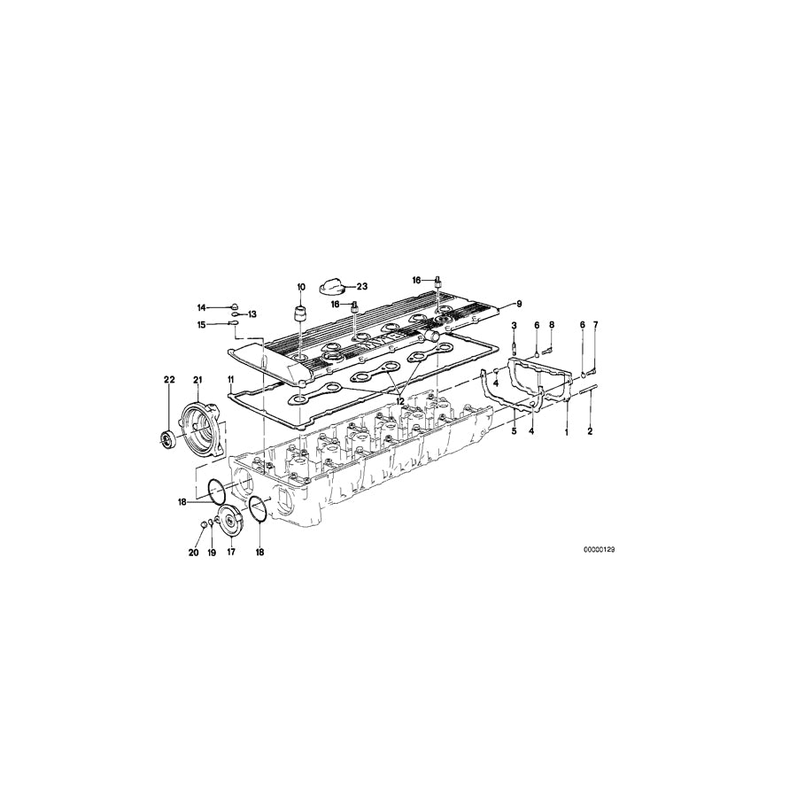 Genuine BMW 11121306718 E28 E24 Cover (Inc. M5 & M635CSi) | ML Performance UK Car Parts