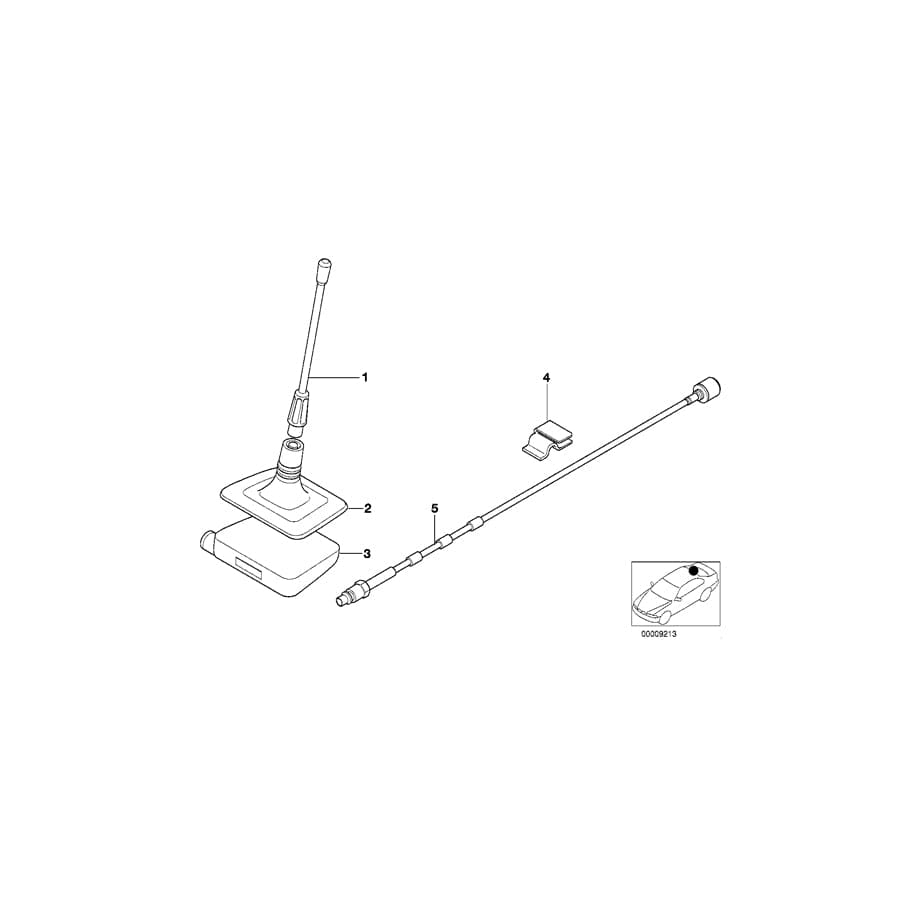 Genuine BMW 84506907305 E39 Connecting Box (Inc. 523i, 520d & 525tds) | ML Performance UK Car Parts