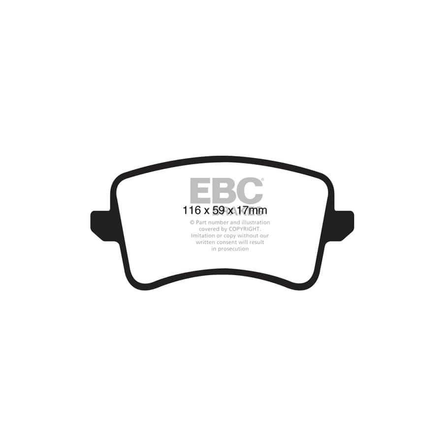 EBC PD40K184 Audi B8 Ultimax Pad & Plain Disc Kit - TRW Caliper (Inc. A4 & A5) 3 | ML Performance UK Car Parts