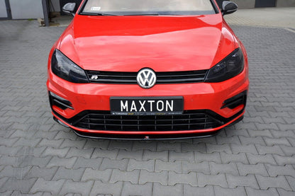 Maxton Design Volkswagen Golf R / R-Line MK7.5 Front Splitter V.5