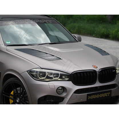 MANHART MH2F8533100_X5MX6M CARBON HOOD FOR BMW F85 / F86 X5M / X6M WITH GTR AIR-VENTS