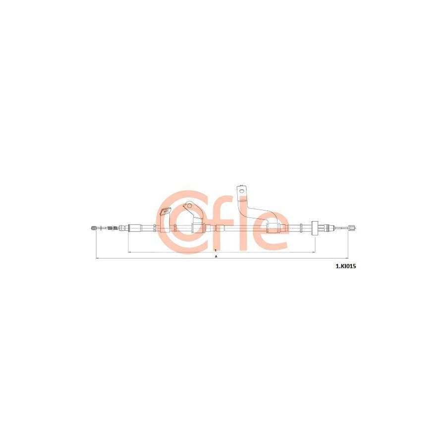 Cofle 1.Ki015 Hand Brake Cable