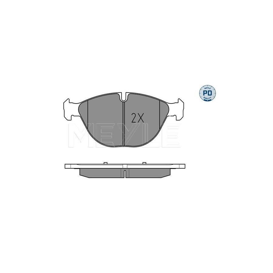 Meyle 025 241 7219/Pd Brake Pad Set