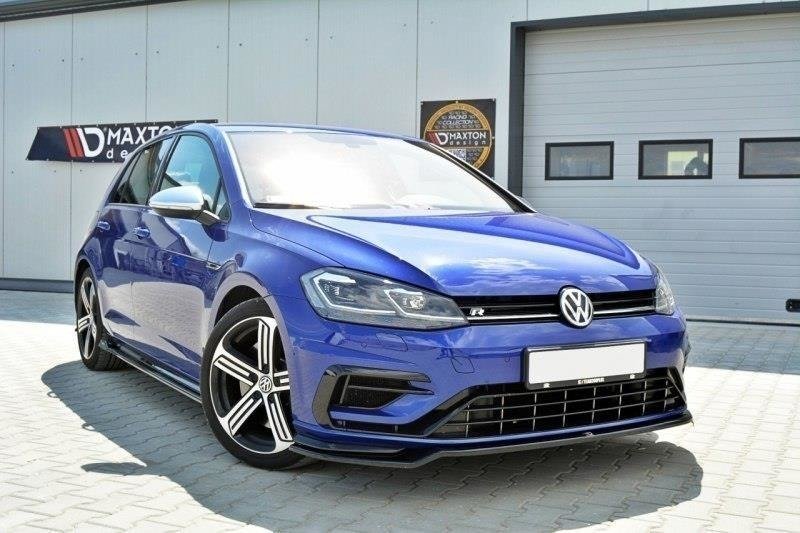 Maxton Design Volkswagen Golf R / R-Line MK7.5 Front Splitter V.3