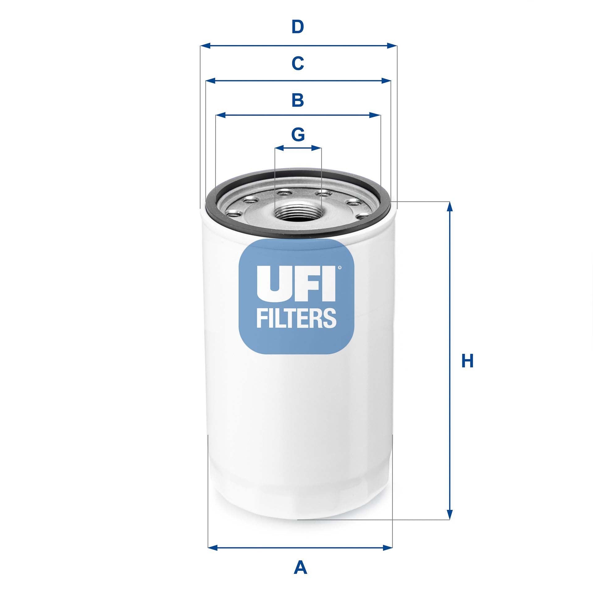 UFI 80.043.00 Hydraulic Filter, Steering System