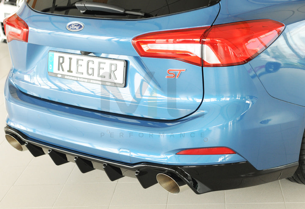 Rieger 00088242 Ford DEH Focus 4 Rear Diffuser (Inc. Focus 4 ST) 2 | ML Performance UK Car Parts