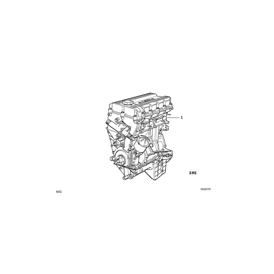 Genuine BMW 11009066488 E36 Set Mounting Parts Short Engine (Inc. 318is, 318i & 318ti) | ML Performance UK Car Parts