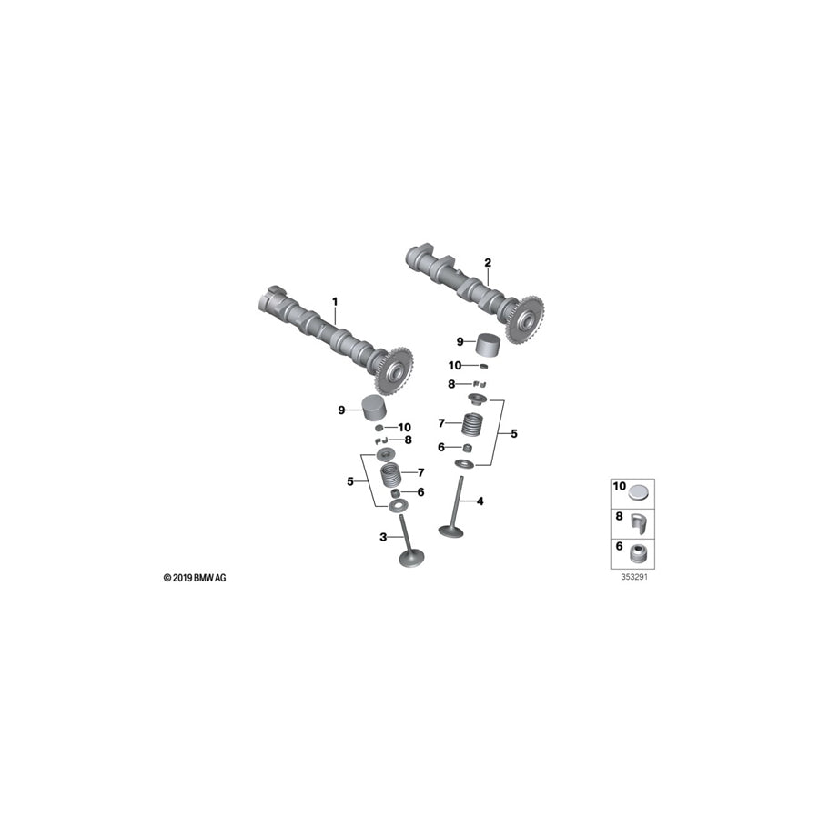 Genuine BMW 11347728383 Valve Lifter (Inc. i3) | ML Performance UK Car Parts