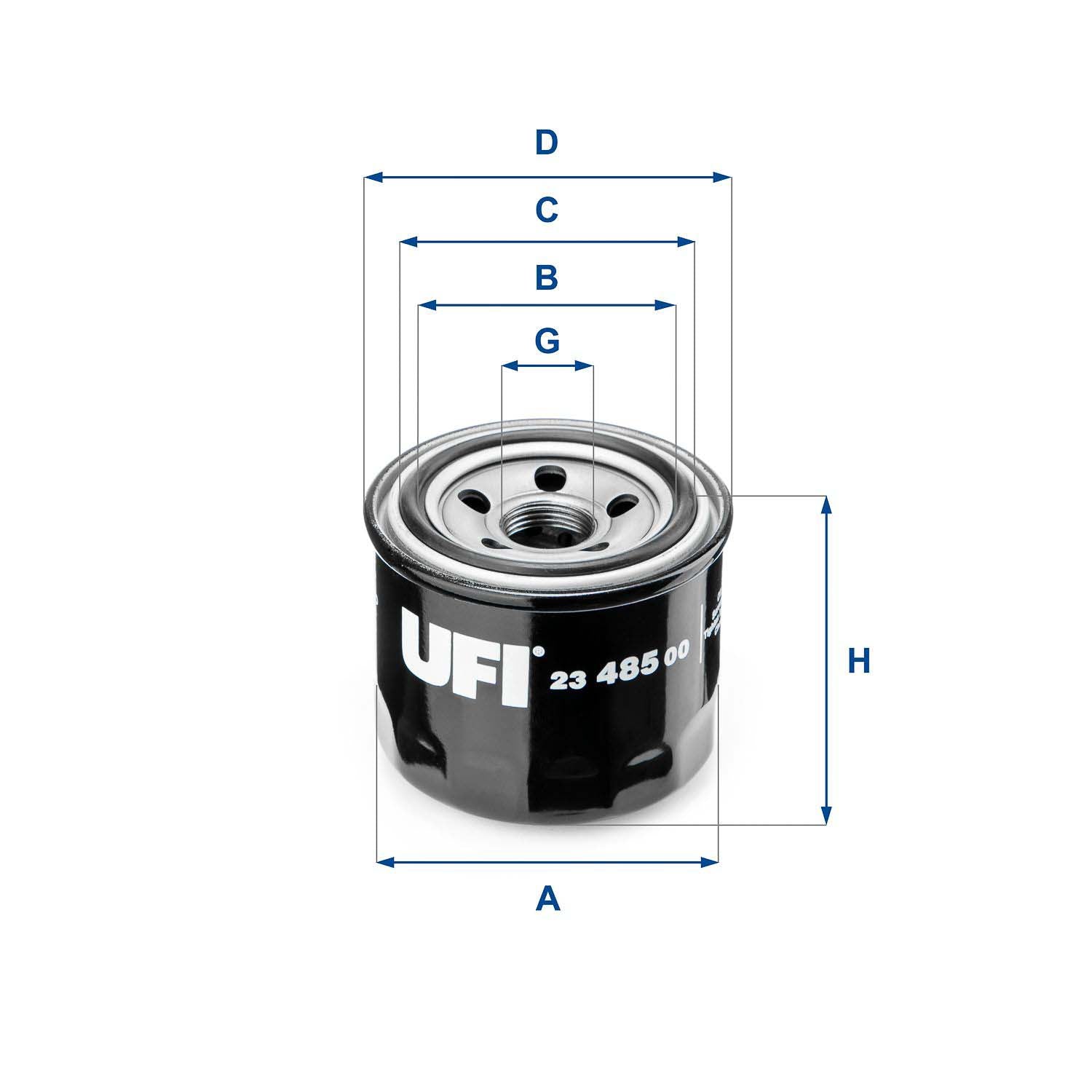 UFI 23.485.00 Oil Filter