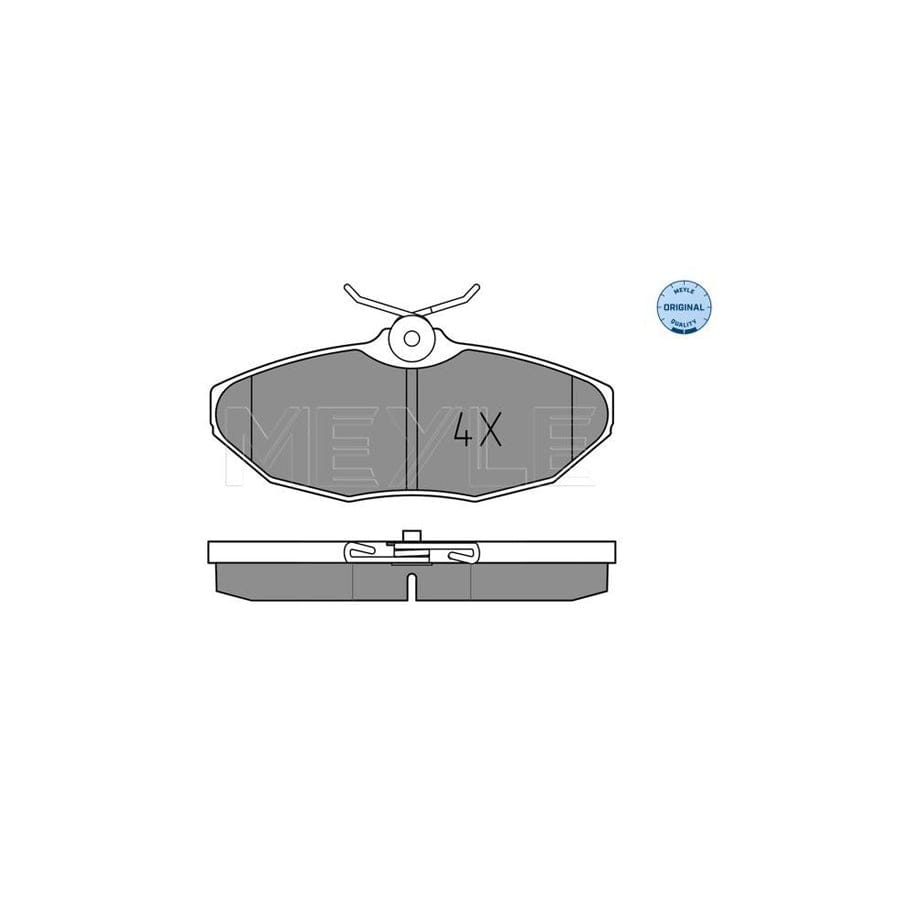 Meyle 025 241 9017 Brake Pad Set