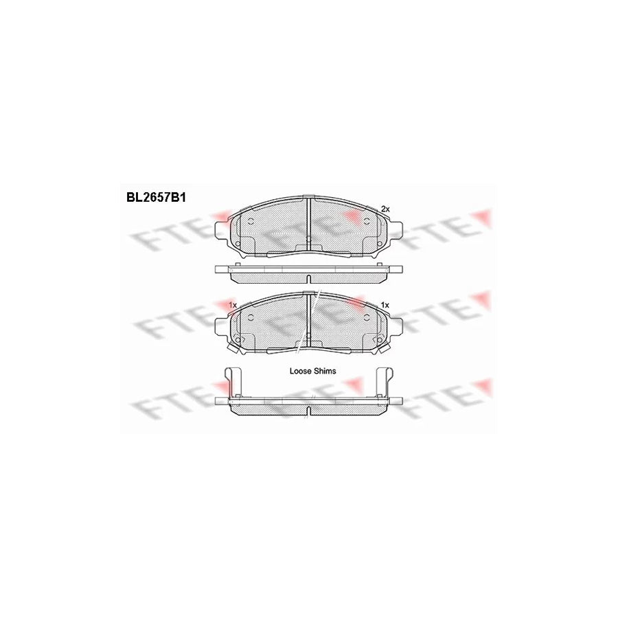 Fte 9010896 Brake Pad Set | ML Performance UK Car Parts