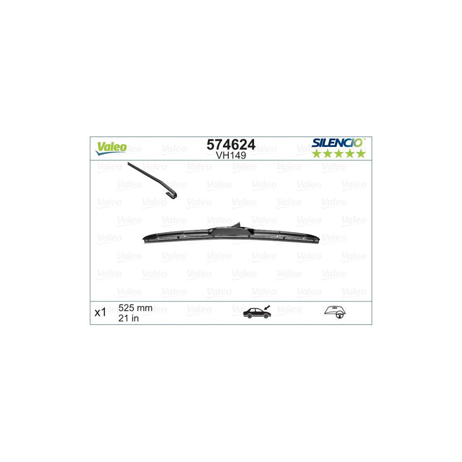 Valeo 574624 Wiper Blade | ML Performance UK Car Parts