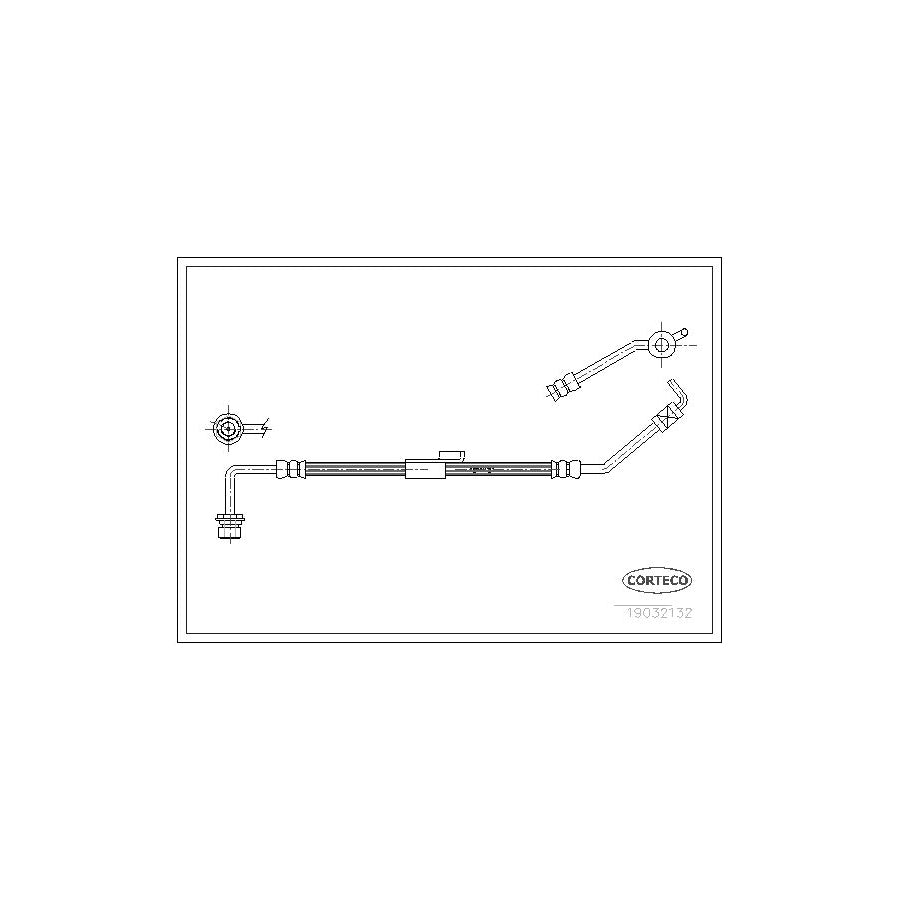 Corteco 19032132 Brake Hose For Ford Transit | ML Performance UK