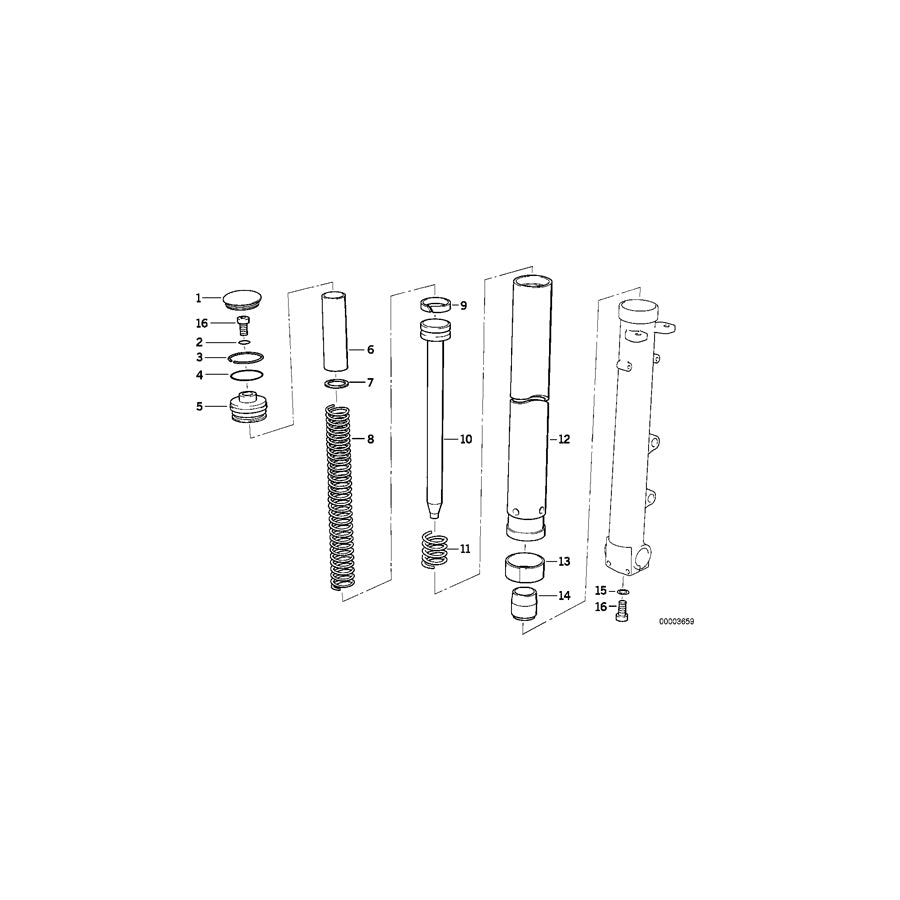 Genuine BMW 31422312706 Compression Spring (Inc. R 100 R) | ML Performance UK