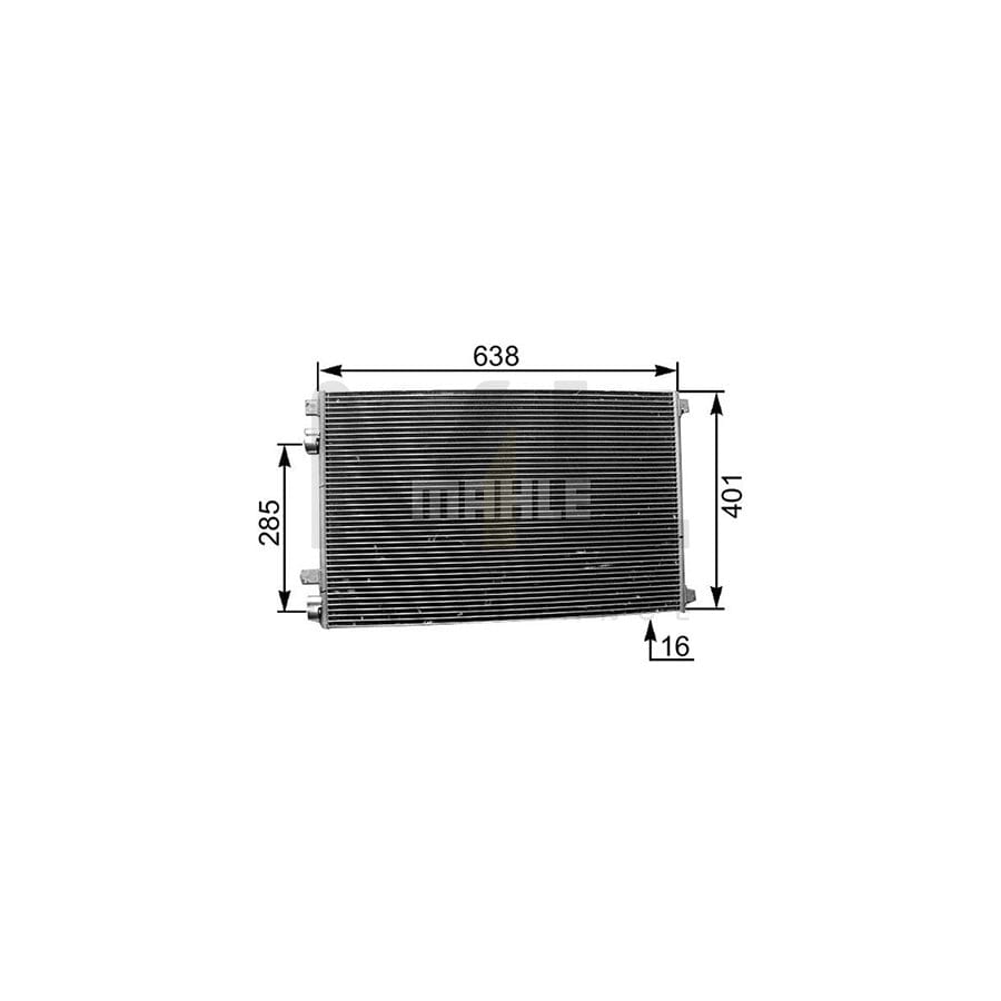 MAHLE ORIGINAL AC 360 000P Air conditioning condenser without dryer | ML Performance Car Parts