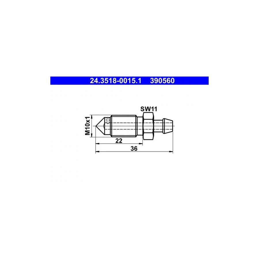 ATE 24.3518-0015.1 Breather Screw / Valve