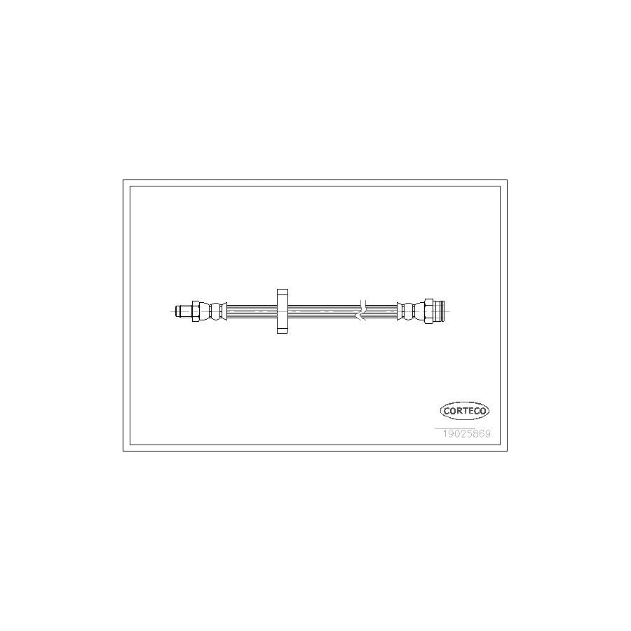 Corteco 19025869 Brake Hose | ML Performance UK