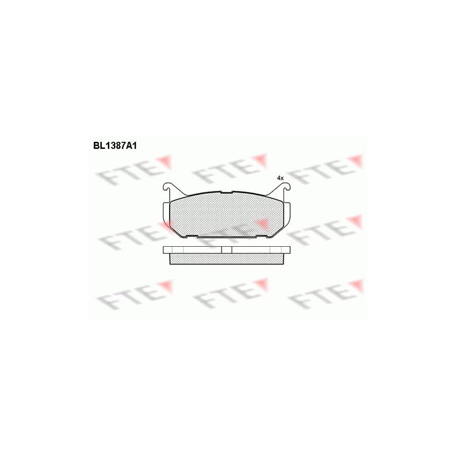 Fte BL1387A1 Brake Pad Set | ML Performance UK Car Parts