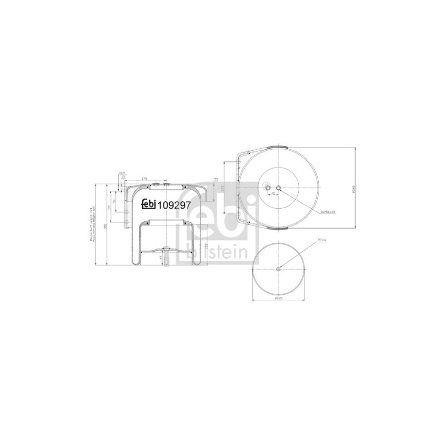 Febi Bilstein 109297 Boot, Air Suspension