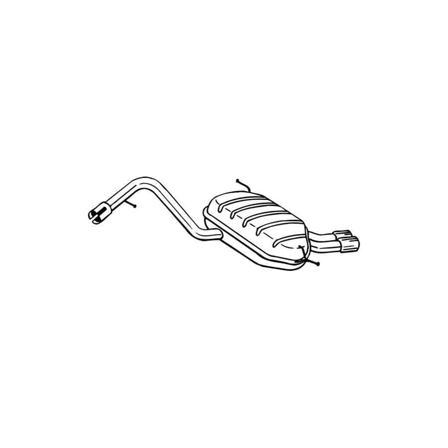 Bosal 279-621 Rear Silencer