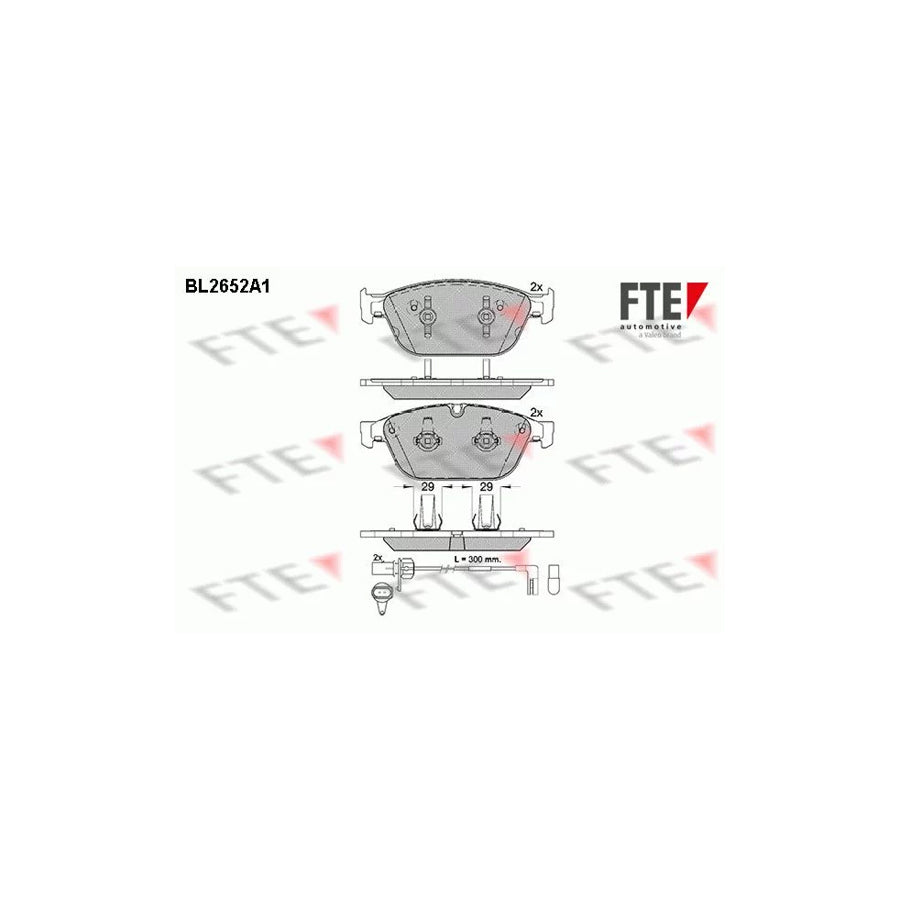 Fte 9010891 Brake Pad Set | ML Performance UK Car Parts