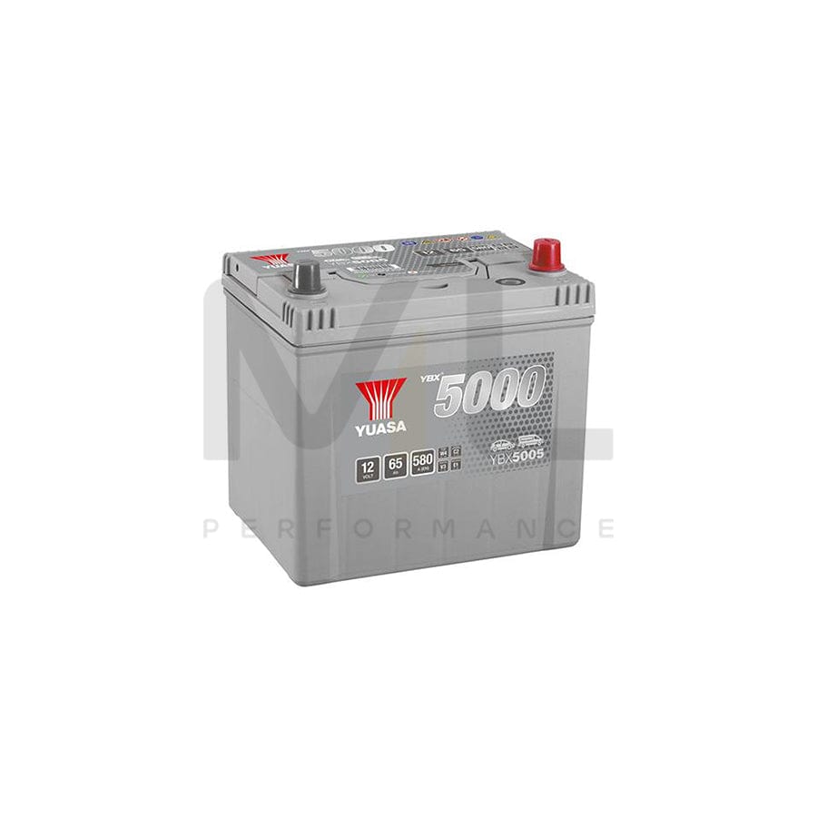 Yuasa YBX5005 12v 65Ah Silver High Performance SMF Battery | ML Performance UK Car Parts