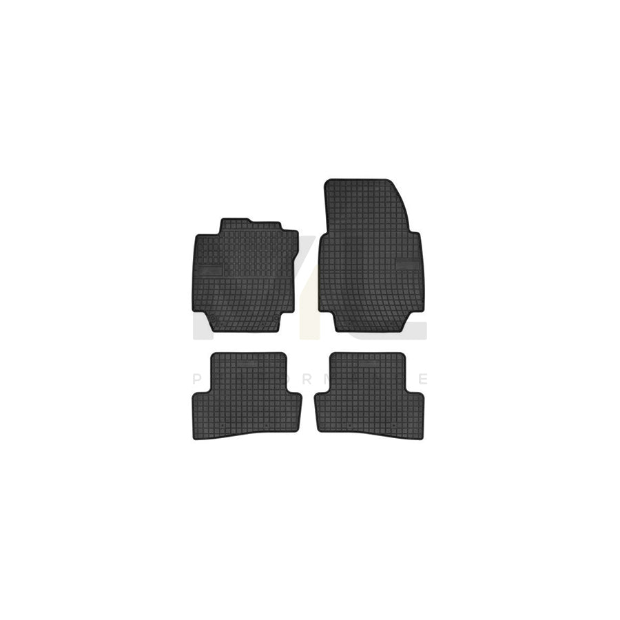 FROGUM Tailored 546931 Floor mat set for RENAULT Captur (J5_, H5_) Elastomer, Front and Rear, Quantity: 4, Black | ML Performance Car Parts