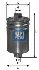 UFI 31.589.00 Fuel Filter