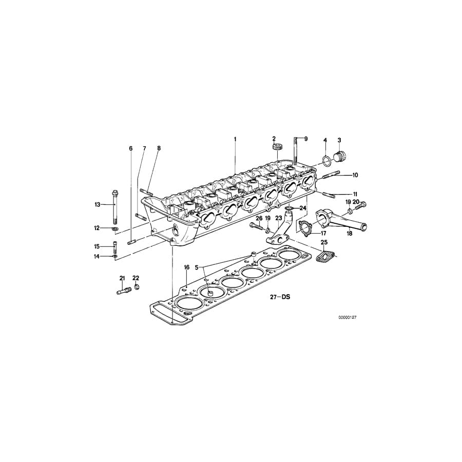 Genuine BMW 11121310087 E28 E24 Cylinder Head DOPPELKETTE (Inc. M5 & M6) | ML Performance UK Car Parts
